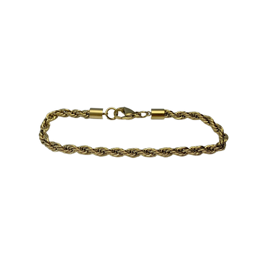 Family First Gold Bracelet